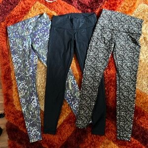 Lululemon Legging Bundle size medium 3 pairs